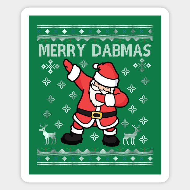 Merry Dabmas Santa Claus Christmas Dab Sticker by Nova5